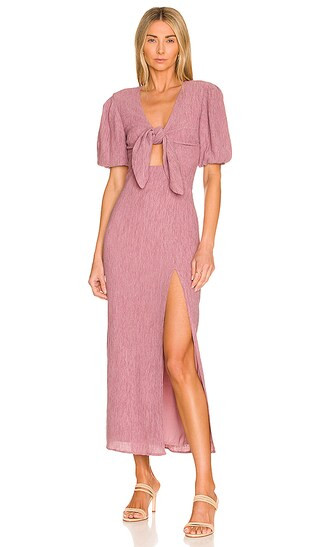 x REVOLVE Vincenza Dress in Dusty Mauve | Revolve Clothing (Global)