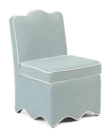 21x33 Scalloped Trim Dining Chair | TJ Maxx