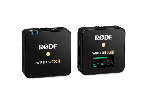 Rode Wireless GO II Single Channel Wireless Microphone System, Black | Amazon (US)