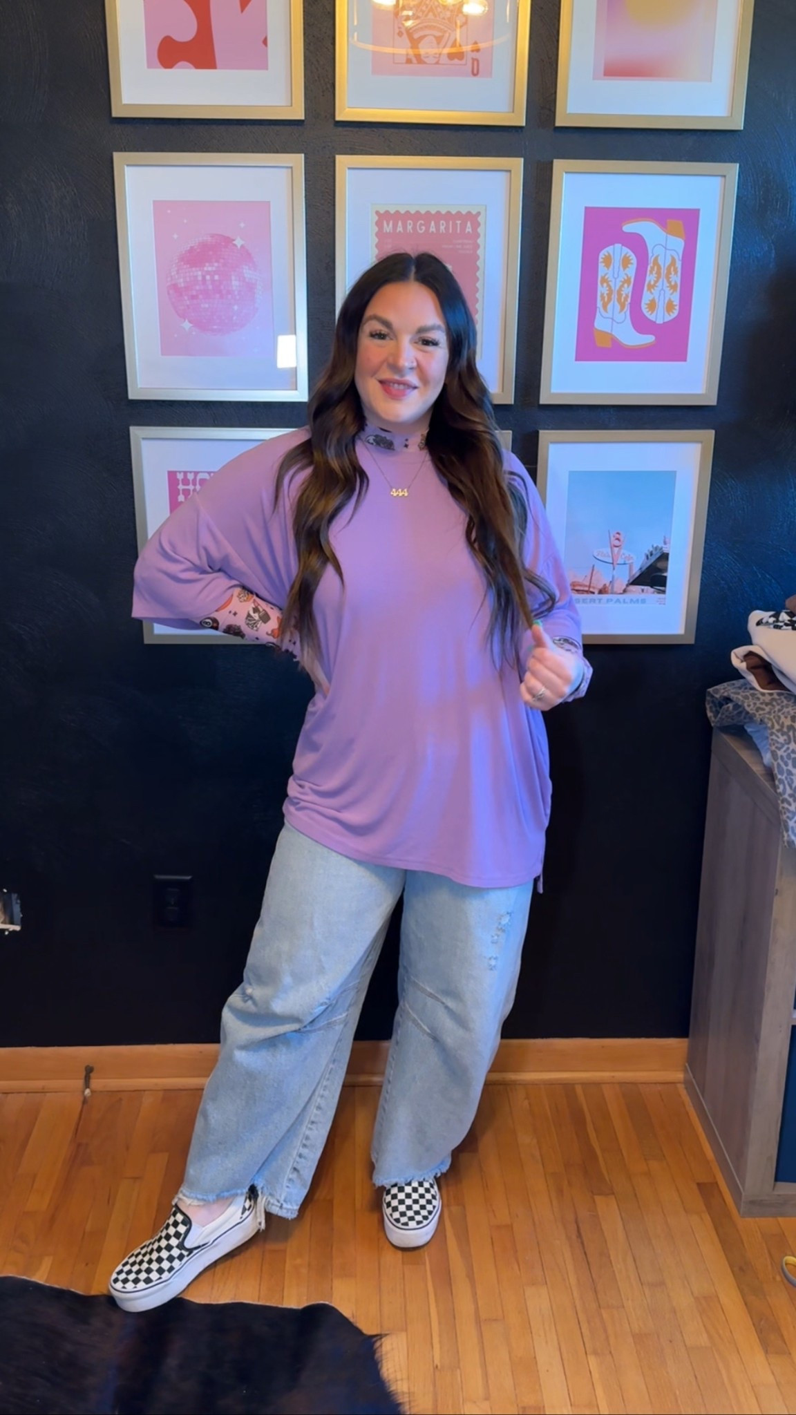 mesh top | large
set | medium
jeans | 29

Oversized | oversized fashion | midsize | midsize style | barrel jeans | vans 

#LTKMidsize #LTKStyleTip #LTKSeasonal