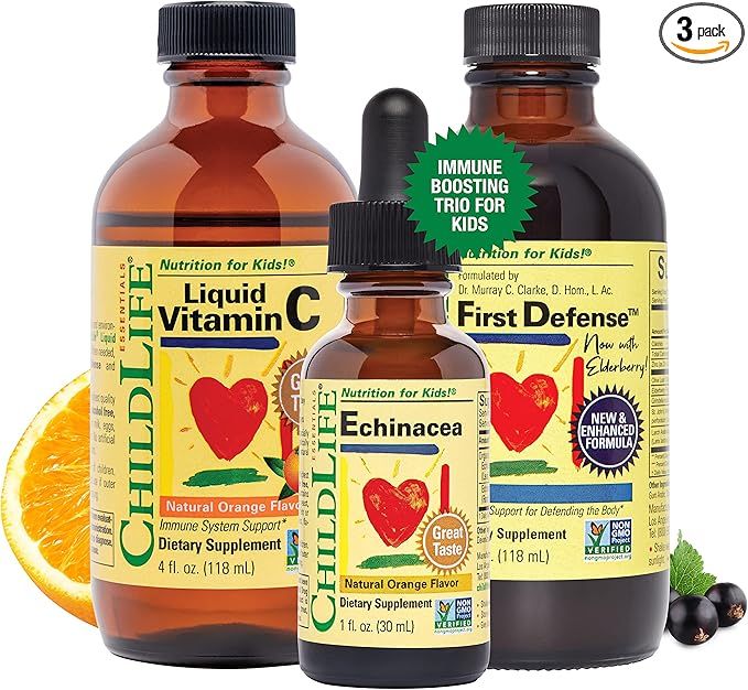 ChildLife Essentials Immune Support Bundle - Contains Liquid Echinacea, First Defense & Vitamin C... | Amazon (US)