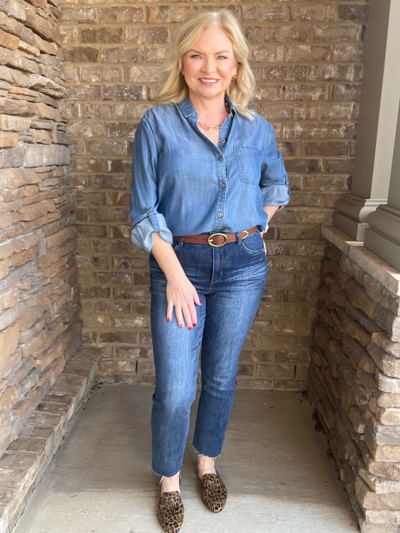 Leopard and denim on denim is trending for 2023! Wearing Small in shirt, 4 in jeans. 
#2023trends
Denim trends
#jeans
#leopard
#leopardlrint
#oldnavy
#2023fashion
#2023fashiontrends
#over40
#over50
Nordstrom 

Follow my shop @StyleWithSerena on the @shop.LTK app to shop this post and get my exclusive app-only content!

#liketkit 
@shop.ltk
https://liketk.it/3ZL6F

Follow my shop @StyleWithSerena on the @shop.LTK app to shop this post and get my exclusive app-only content!

#liketkit #LTKFind #LTKstyletip #LTKunder100 #LTKFind #LTKunder100 #LTKstyletip
@shop.ltk
https://liketk.it/3ZLda

#LTKFind #LTKunder100 #LTKstyletip