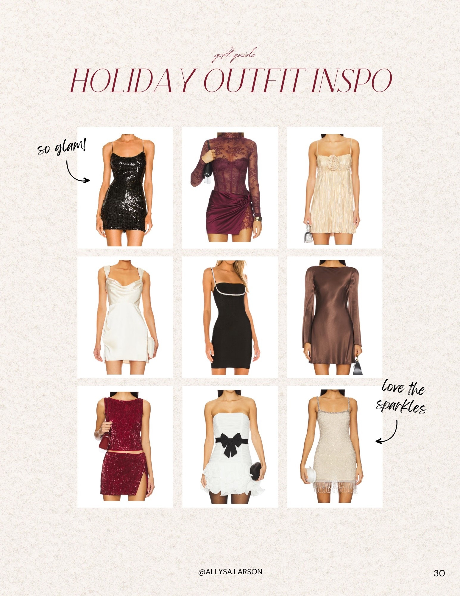 Gift Guide: Holiday Outfit Inspo 

#LTKHoliday #LTKGiftGuide #LTKSeasonal