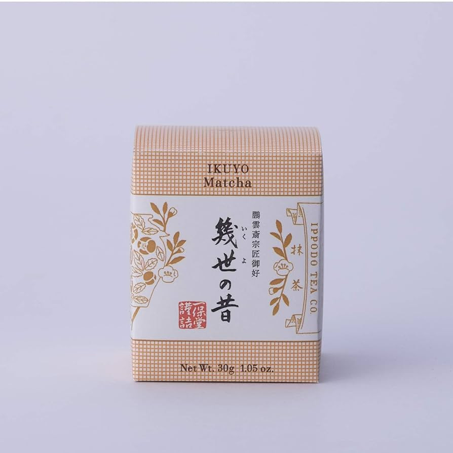 Ippodo Tea - Ikuyo Matcha (30g) - For Lattes and Usucha - Medium & Snappy - Kyoto Since 1717 | Amazon (US)