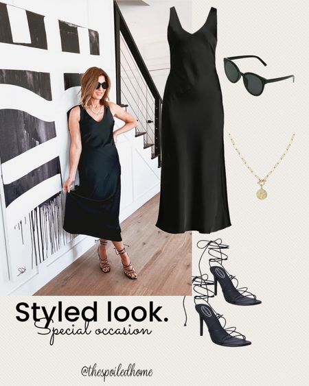 My little black slip dress is on sale for less than $25! Wearing a size small. Linking a lower heel option + a cute cardigan for everyone who doesn’t like sleeveless (I never understood why my mom didn’t like sleeveless until I understood why my mom didn’t like sleeveless 😉—I’ve got you!) #walmartpartner #walmartfashion @walmartfashion

#LTKover40 #LTKstyletip #LTKfindsunder50