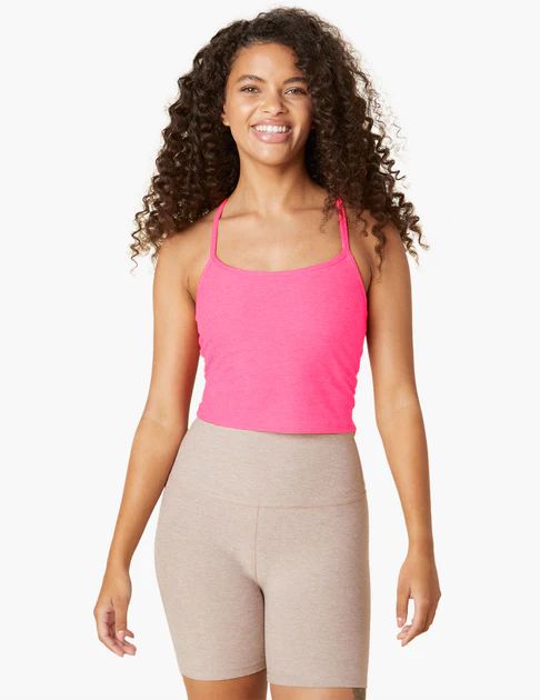 Spacedye Slim Racerback Cropped Tank | Beyond Yoga