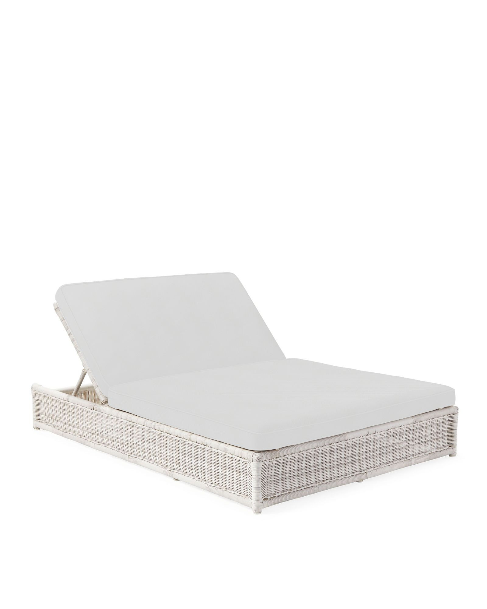 Pacifica Double Chaise - Driftwood | Serena and Lily