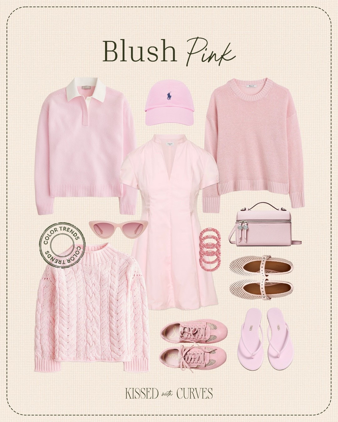 2026 Color Trend - Blush Pink

Lots of fun pieces to create spring and summer outfits! Sweaters, dressses, shoes, bags and accessories!

Spring outfits 2026, travel outfits, work outfits, business casual workwear, work outfits, spring dresses, date night outfits, summer outfits, vacation outfits beach

#LTKWorkwear #LTKTravel #LTKOver40