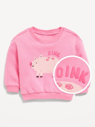 Printed Crew-Neck Sweatshirt for Baby | Old Navy (US)