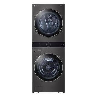 LG Electronics 27 in. WashTower Laundry Center with 4.5 cu. ft. Front Load Washer and 7.4 cu. ft. Ga | The Home Depot