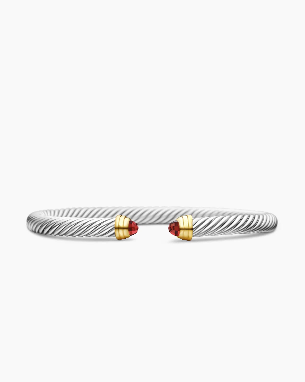 David Yurman | Classic Cable Bracelet in Sterling Silver with 14K Yellow Gold, 5mm | David Yurman