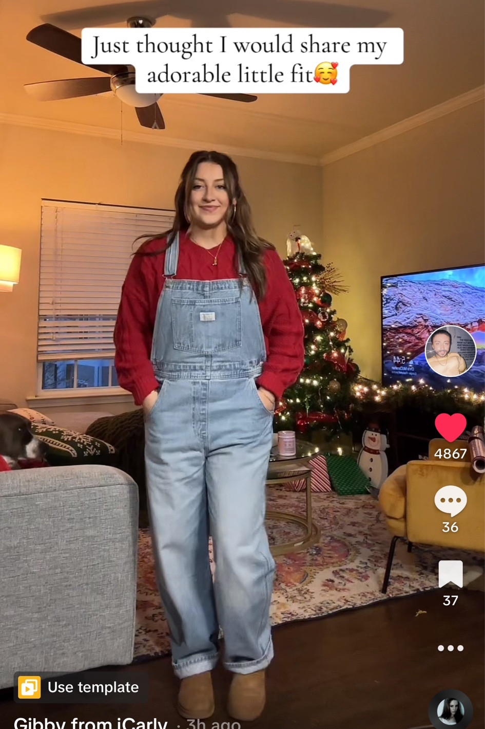 THE BEST OVERALLS EVER!!! I got a size large but if you want a more oversized look I would size up! 

#LTKmidsize #LTKGiftGuide #LTKHoliday