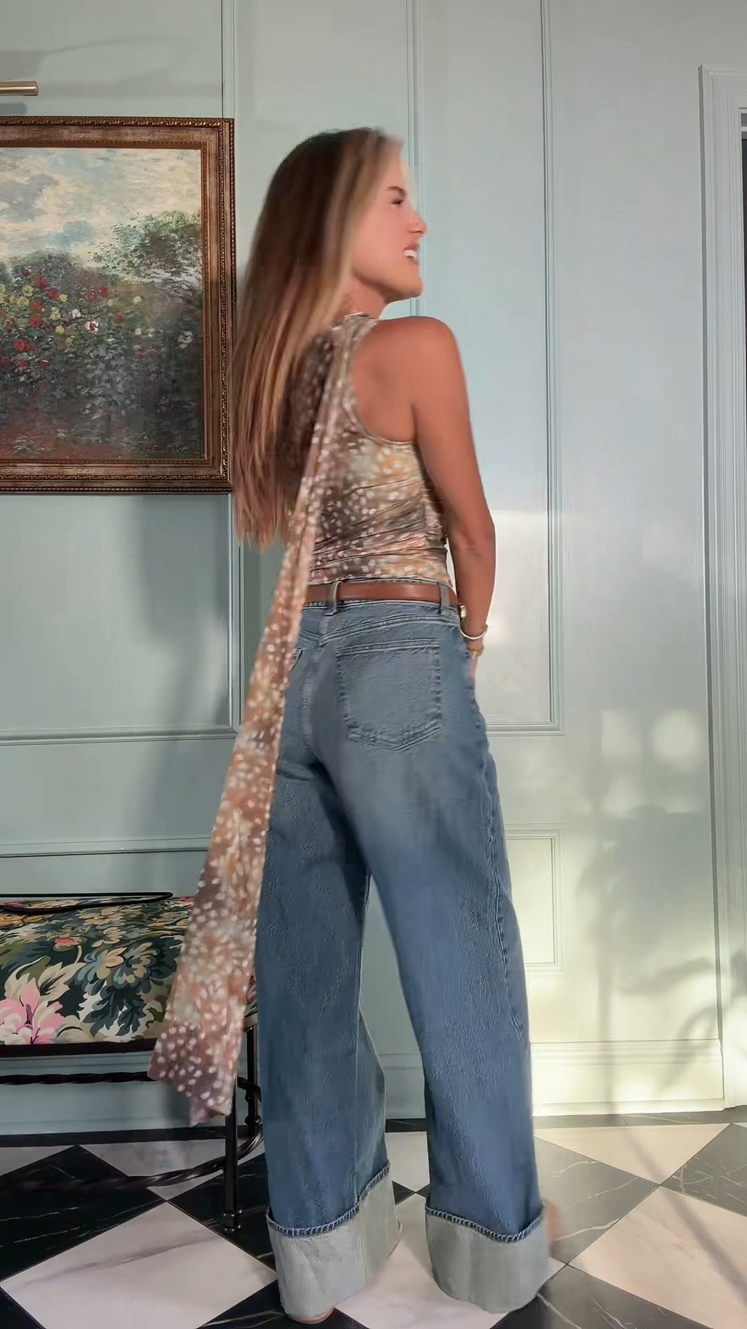 Date night outfit idea
Dinner outfit
Fawn print 
@abercrombie

#LTKCon #LTKdayinmylife #LTKootd