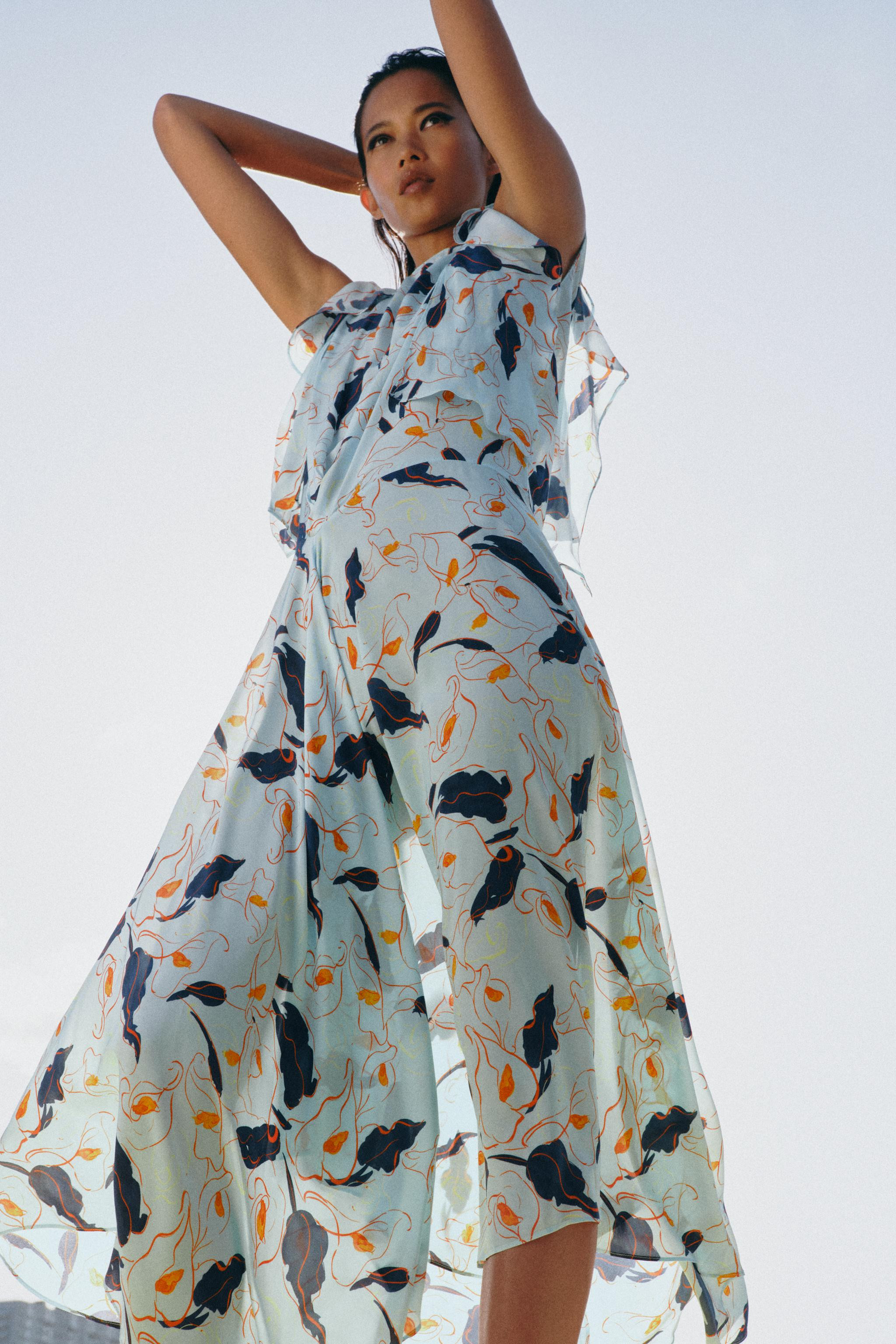 ZW COLLECTION PRINTED DRESS | Zara US