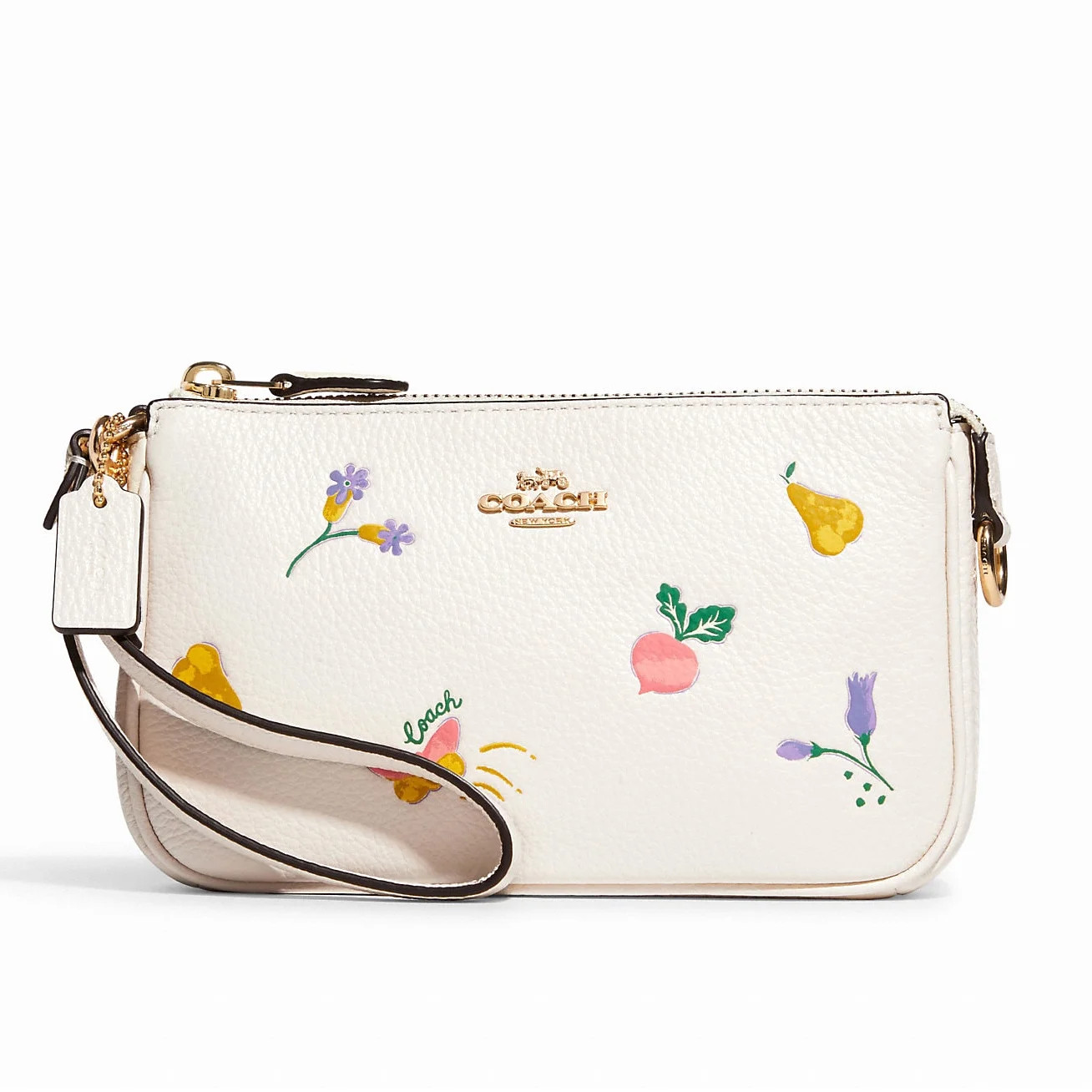 Coach Women's Nolita 19 Wristlet with Dreamy Veggie Print (Chalk Multi) | Walmart (US)