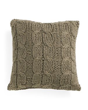 20x20 Sweater Knit Pillow | The Global Decor Shop | Marshalls | Marshalls