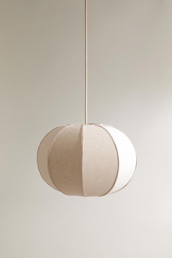 SMALL LINEN PENDANT LAMP | Zara US