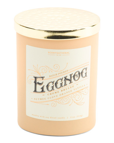 Made In Usa 11oz Winter Wonders Eggnog Candle | Pillows & Decor | Marshalls | Marshalls