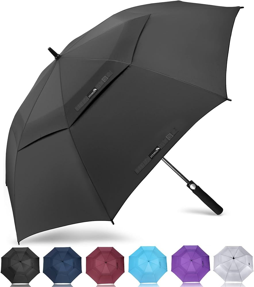 ZOMAKE Golf Umbrella Windproof, Extra Large Oversized Heavy Duty Double Canopy for Rain, Sports G... | Amazon (US)