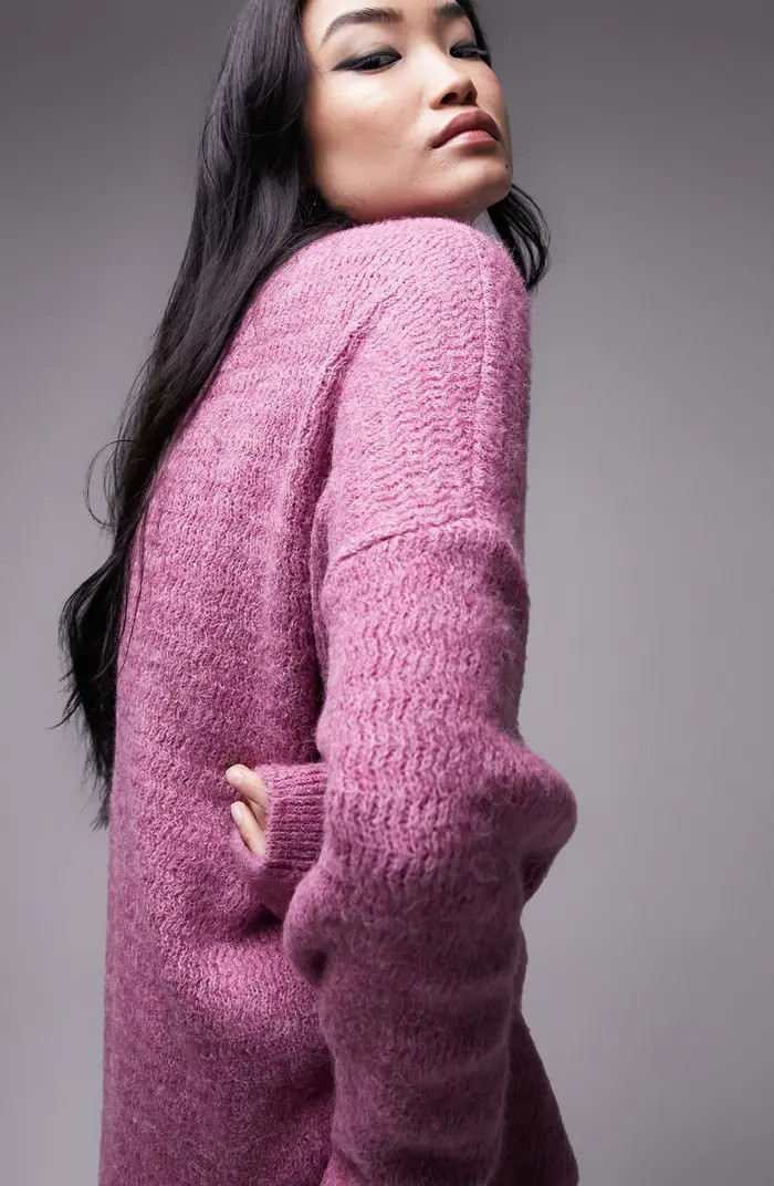 Oversize Mock Neck Sweater | Nordstrom