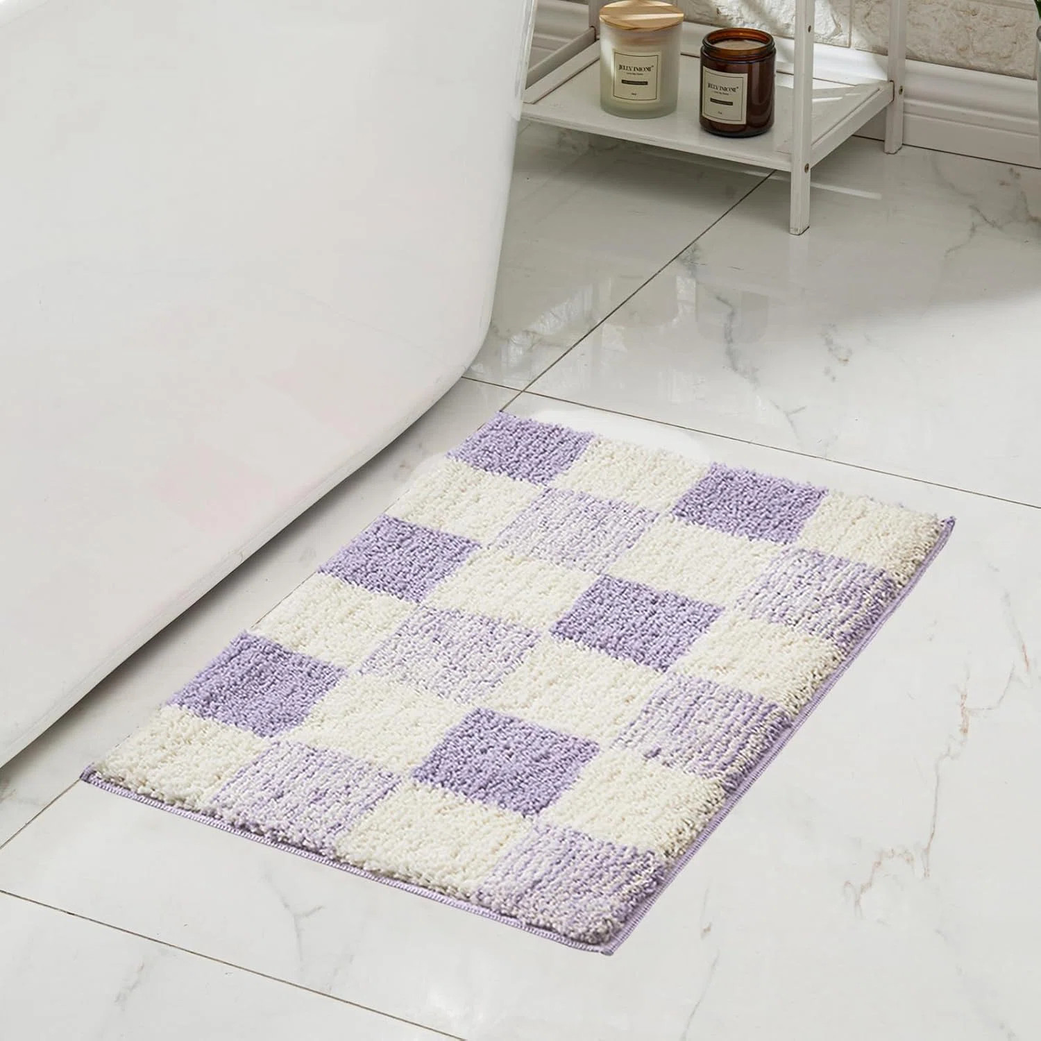 Bath mats for Bathroom Non Slip, Fluffy  Bath Rugs for Bathroom Washable | Wayfair North America