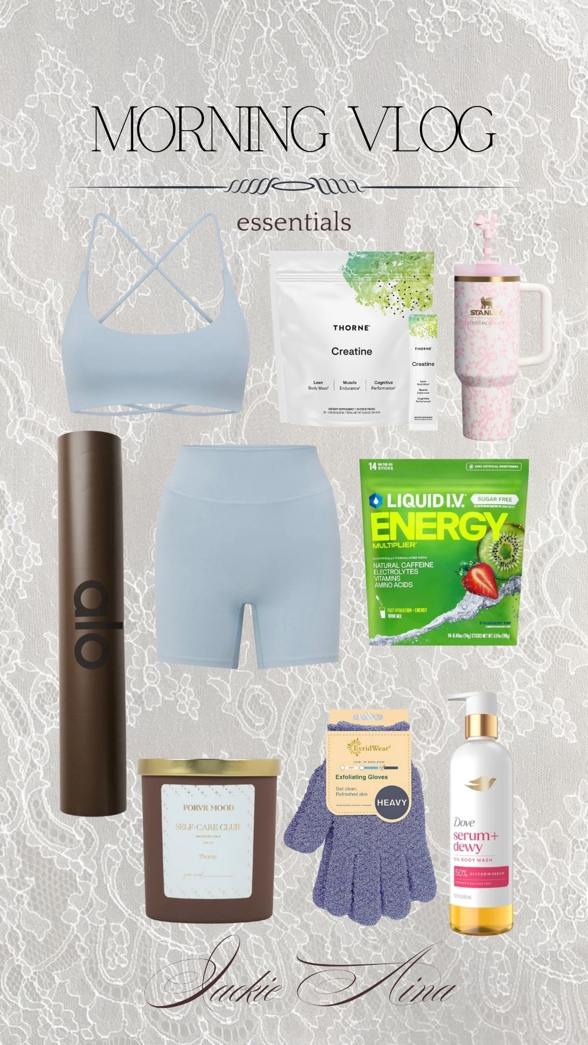 Morning vlog essentials!

#LTKootd #LTKgrwm #LTKmorningroutine