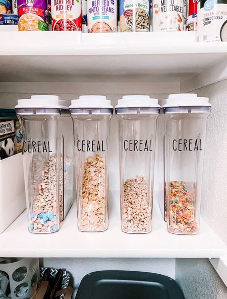 The best air-tight cereal canisters for your dream pantry! 

#LTKunder100 #LTKfamily #LTKhome