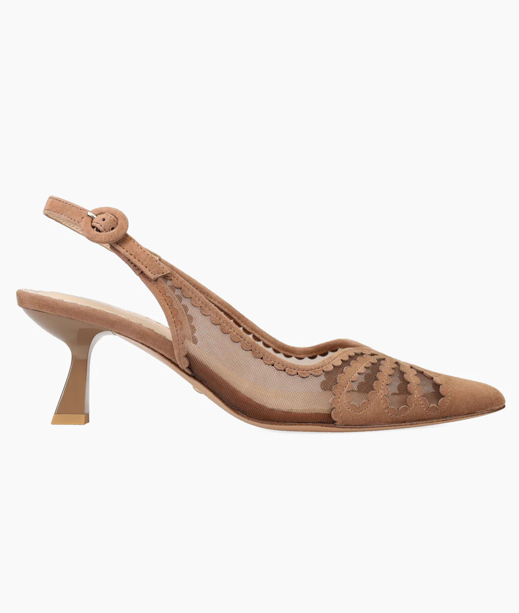 Jacie Mid Heel - Taupe | Pelle Moda