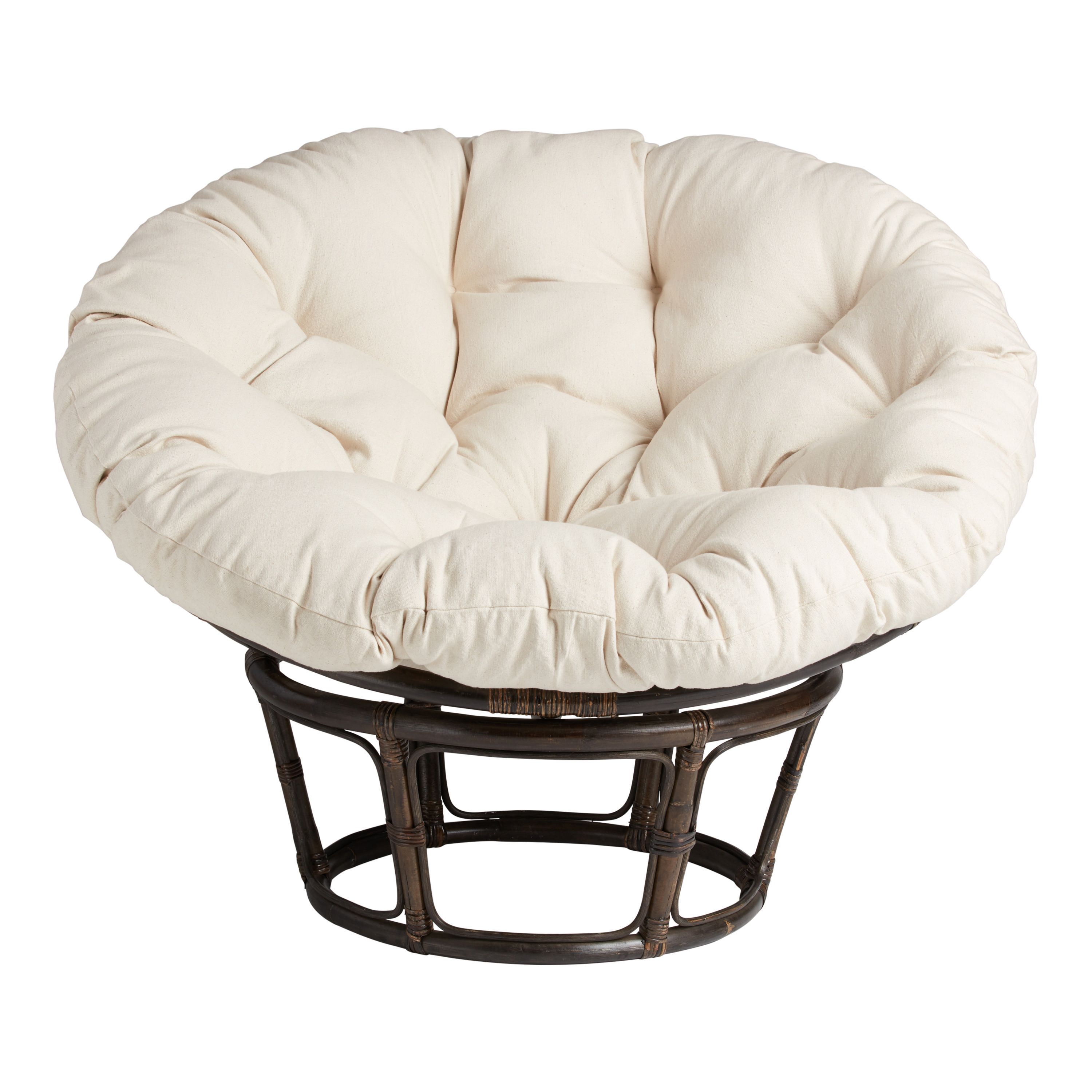 Elora Ivory Papasan Chair Cushion | World Market