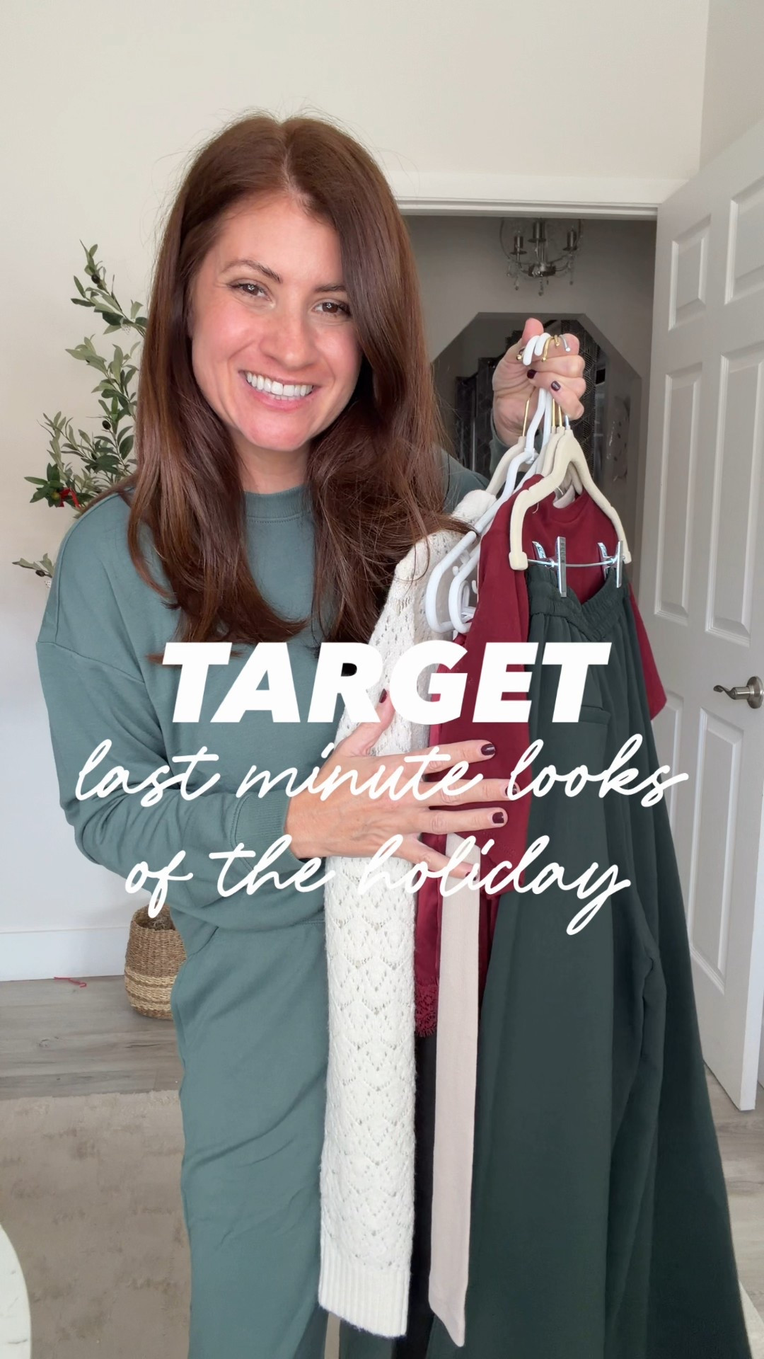 🎄Last-minute holiday looks but make them cute + casual 🎄 {C0mment SHOP} Found these easy Target outfits that are perfect for everything from classroom parties to low-key family gatherings — comfy, festive, and totally wearable all season long.

Green pants- XS (small would be better)
Red pants- small
Leather pants- size 6
Open knit sweater- small
Embellished top- XS
Satin Shorts- small
Jeans- size 4
Graphic pullover- mediumm
Make sure you’re following @styledinasnap_ for more affordable holiday style, and comment SHOP for the links! ✨

Which look would you wear first — cozy casual or dressed-up comfy?

#Target #TargetStyle #TargetFinds #TargetFashion #HolidayOutfits #CasualHoliday #AffordableStyle #EverydayFashion #OOTD #StyleInspo

#LTKGiftGuide #LTKHoliday #LTKOver40