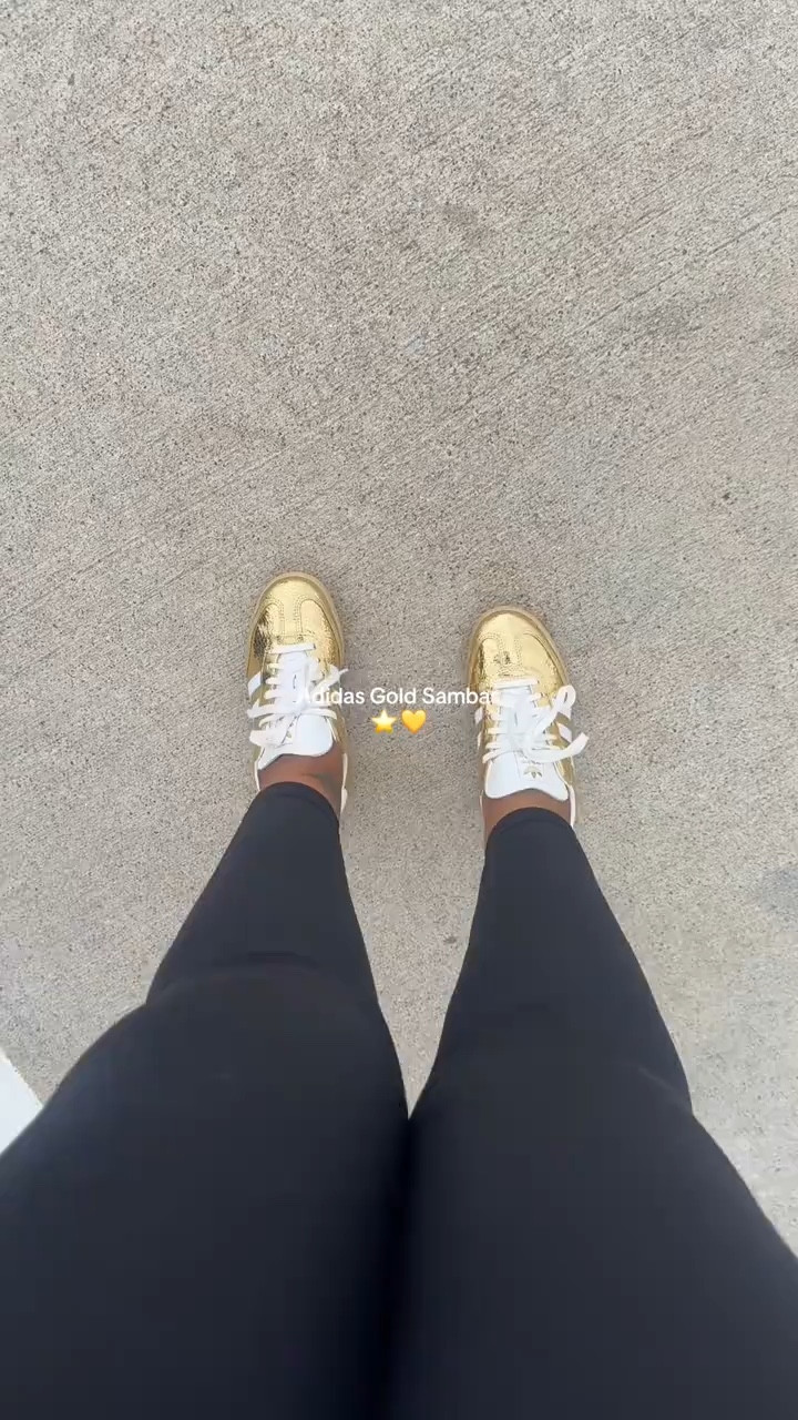 Size down 1/2 size 
Sneakers 
Gold sneakers 
Gold 


Follow my LTK @the_lynnai on the @shop.LTK app to view this post and get my exclusive app-only content!

#liketkit #LTKgrwm #LTKSaleAlert #LTKootd
@shop.ltk
https://liketk.it/5Zxbr