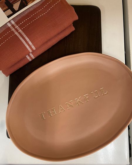 Thanksgiving "Thankful”serving platter 

#LTKhome #LTKSeasonal #LTKsalealert