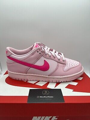 Brand New Nike Dunk Low GS Triple Pink Barbie DH9765-600 Fast Shipping  | eBay | eBay US