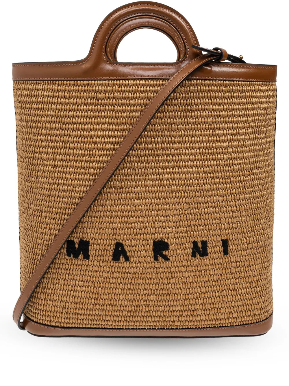 Marni Tropicalia Straw Tote Bag | Brown | FARFETCH | Farfetch Global