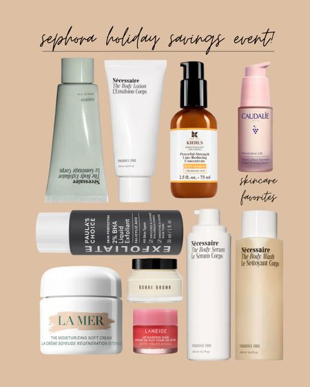 sephora holiday savings event skincare favorites - save these to your wishlist!

#LTKsalealert #LTKbeauty #LTKSeasonal