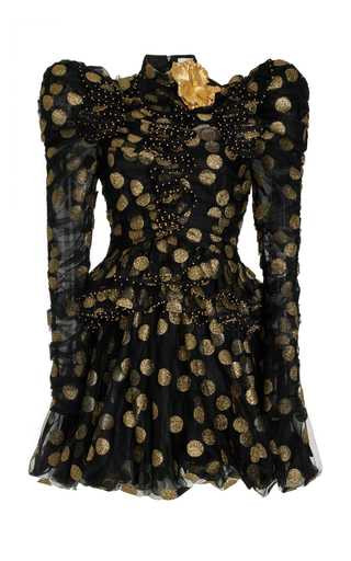 Celestial Confetti-Print Tulle Mini Dress | Moda Operandi (Global)