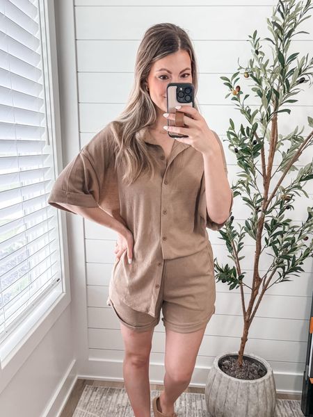 I'm obsessed with this waffle knit set! Perfect for around the house and cute enough to wear out! Get your true to size for the perfect oversize fit.

amazon finds, amazon fashion, women's fashion, women's two piece set, women's waffle knit lounge set

#LTKStyleTip #LTKSeasonal #LTKFindsUnder50