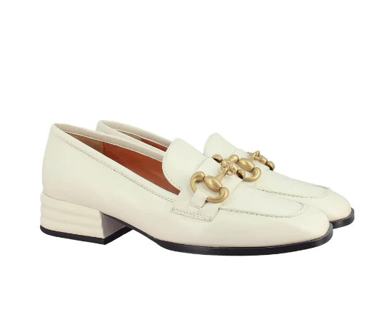 Jenny White Leather Loafer | FUTURE BRANDS GROUP