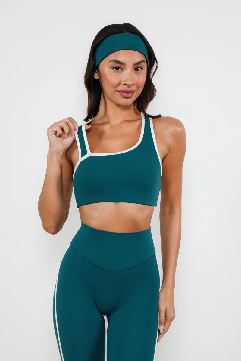 Cloud II™ Swoop Bra - Spruce Contrast | Vitality