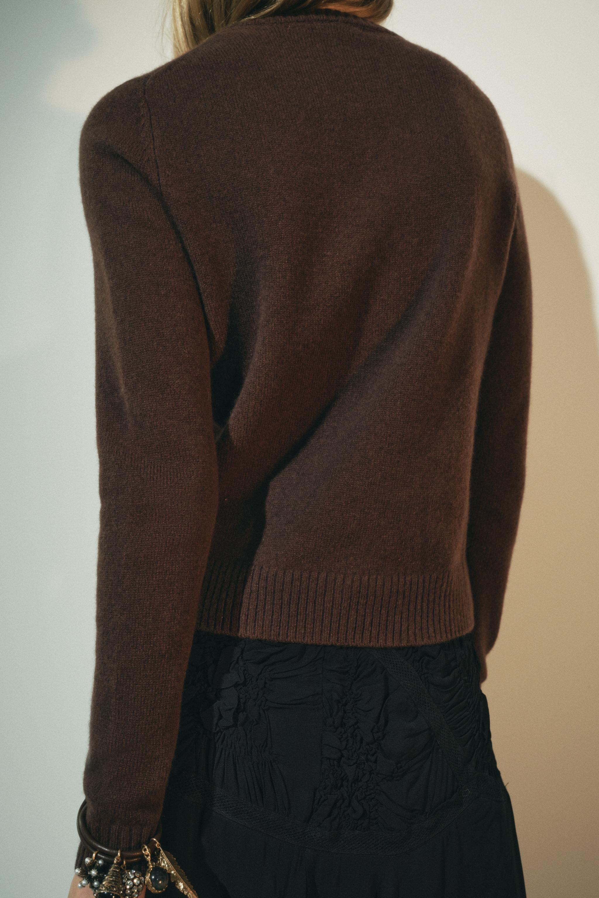 BASIC 100% WOOL SWEATER | Zara UK