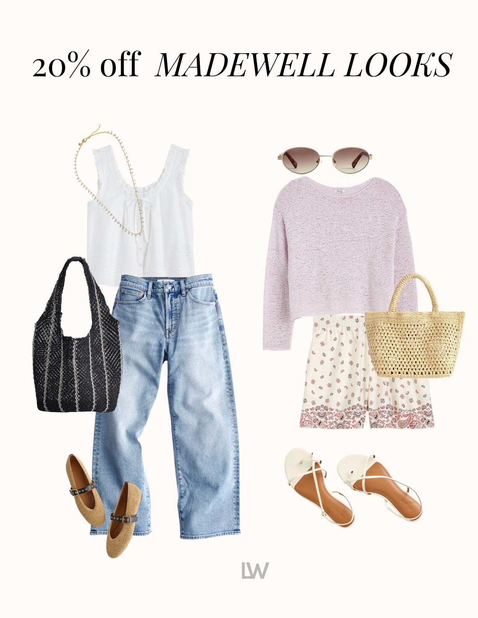 Use code LTK20 for 20% off items at Madewell!!