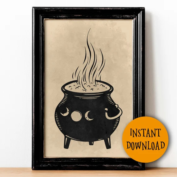 Witches Cauldron Instant Download  Witch-core  Halloween | Etsy | Etsy (US)