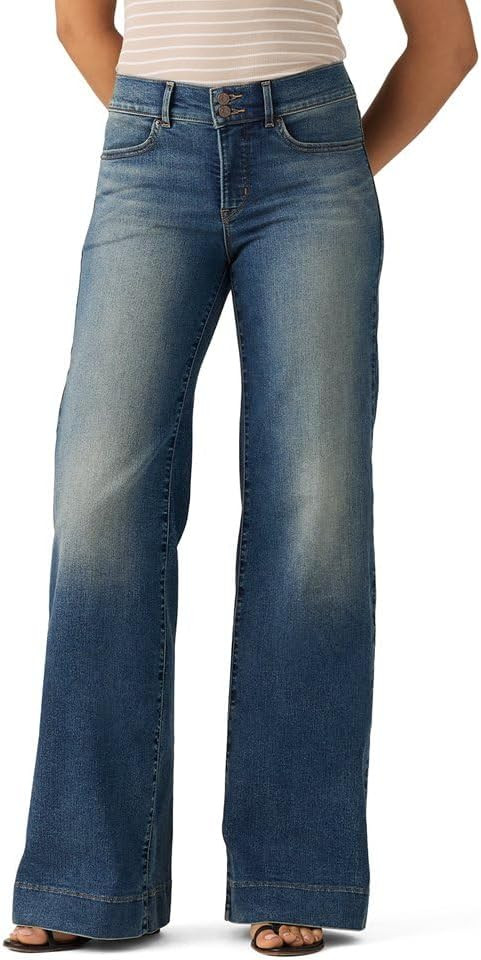 Levi's Women's 318 Shaping Tailored Wide-Leg Jeans | Amazon (US)