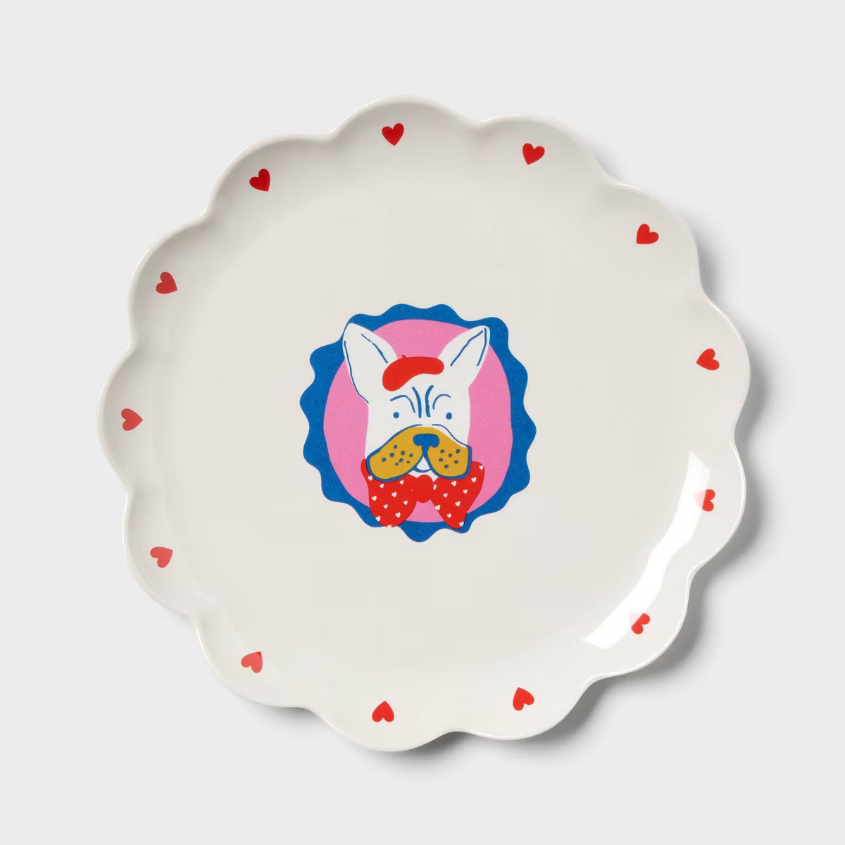 10.5" Scallop Novelty Dog Dinner Plate - Pillowfort™ | Target