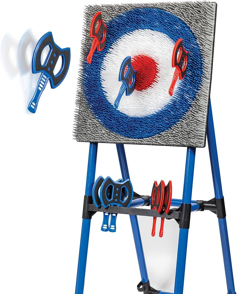 EastPoint Deluxe Steel Frame Axe Throw Target Game Set - Steel Frame for Indoors and Outdoors | Amazon (US)
