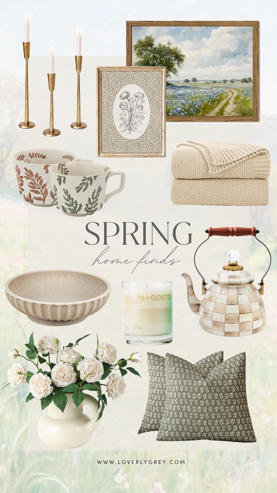 Spring home finds I am currently loving! The checkered tea kettle, wall art, and patterned throw pillows are must-have pieces. Great for sprucing up your home decor for the upcoming season! 

#LTKHome #LTKSeasonal #LTKmomlife