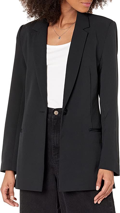 The Drop Women's Blake Long Blazer | Amazon (US)