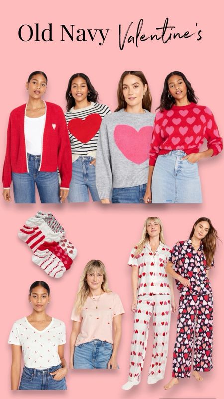 Valentine’s Day options at old navy! So many cute sweaters and tops, pj sets and more!
Most is on sale now too!


#LTKSeasonal #LTKfindsunder50 #LTKsalealert