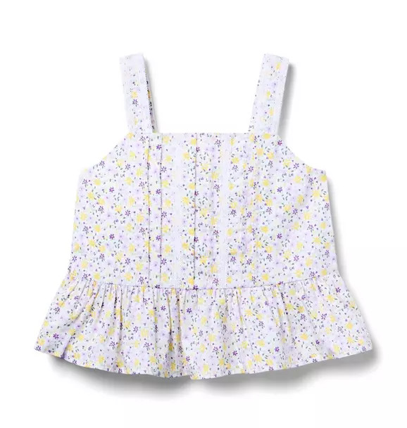 Ditsy Floral Pintuck Top | Janie and Jack