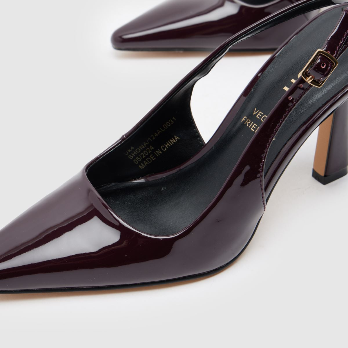 Womens Burgundy schuh Shona Court High Heels | schuh | Schuh